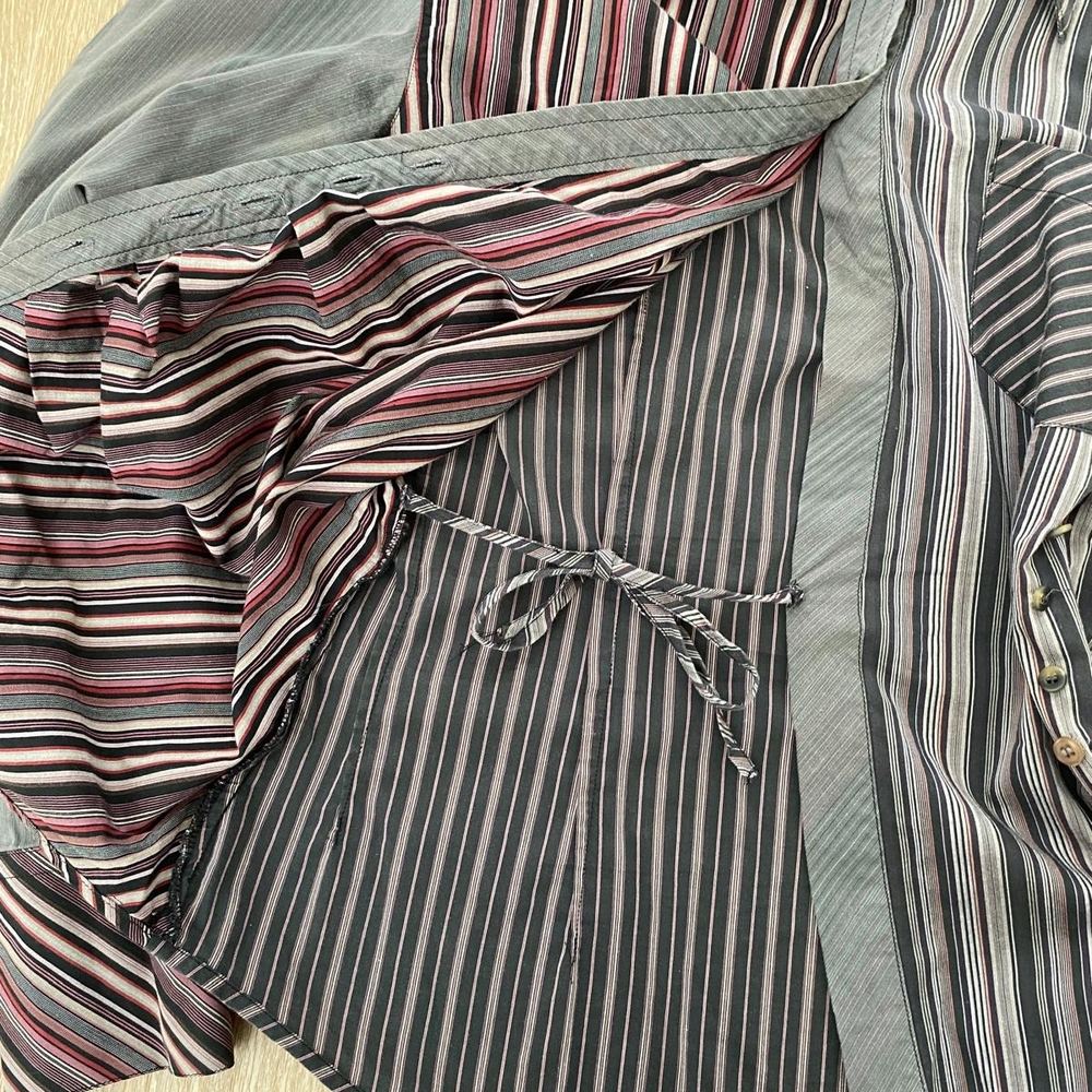 Miss Sixty Multicolor Striped Button Down Shirt - Picture 2 of 8